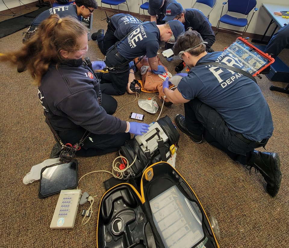 Care Chain CPR instructors delivering on-site CPR training at an employer facility in Southwest Florida